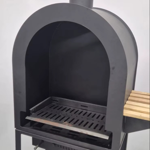 DORELLO Gril de four à barbecue en métal roulant au design moderne - Product Image 1