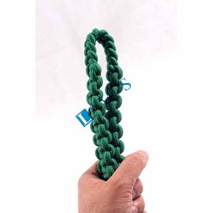 Cordón de hombro verde de doble hebra al por mayor con cordón de aiguillette cómodo de Punta dorada - Product Image 3
