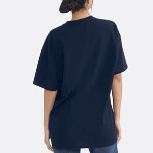 T-shirts pour hommes en coton premium, coupe ample et décontractée, style oversize, épaules tombantes - Product Image 1