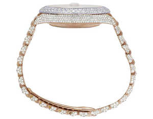 Estilo de moda VVS Moissanite Diamond Baguette en el dial Acero inoxidable Automático Hip Hop Reloj de pulsera Iced Out Bling Moda para hombres - Product Image 6