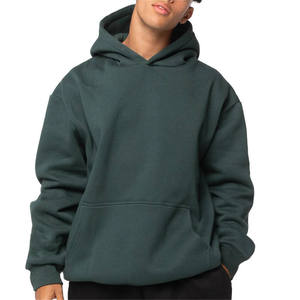 Sweat à capuche zippé personnalisé en molleton épais 400 GSM – Coupe ample unisexe, style décontracté vintage en coton biologique pour l'hiver - Product Image 4