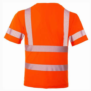 Camisas de trabajo de alta visibilidad personalizadas OEM, uniforme de seguridad reflectante de poliéster de alta calidad, camisa reflectante personalizada de buena calidad - Product Image 5