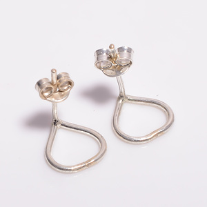 Pendientes de tuerca clásicos de Plata de Ley 925, joyería de plata pura de alta calidad, regalo perfecto para ocasiones de amantes - Product Image 2