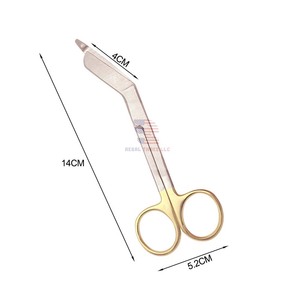 Ciseaux de pansement professionnels Ciseaux de soins infirmiers en acier inoxydable pour l'hôpital - Product Image 3