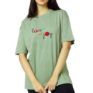 Cómoda camiseta de gran tamaño para mujer, ropa informal, camiseta de gran tamaño para mujer, ropa de calle hecha en Pakistán para mujer - Product Image 3
