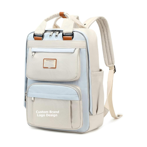 Mochila con logotipo personalizado de fábrica, mochila para mujer, mochila de viaje resistente al agua, bolsa de viaje para mujer, precio al por mayor - Product Image 1