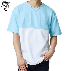 Stock de t-shirt surdimensionné pour hommes fabriqués par des professionnels à vendre/T-shirt surdimensionné pour hommes teint uni léger - Product Image 1