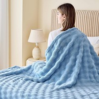 Manta Térmica Tejida 100% Poliéster, Antiácaros, 440 g/m², Estilo Animal, Ropa de Cama de Invierno, Personalizable, Multiusos