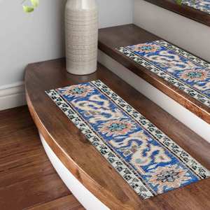 พรมขั้นตอนชาติพันธุ์, พรมสีส้ม, พรม aztec, พรมที่ทันสมัย, พรมพิมพ์ลาย - Product Image 5