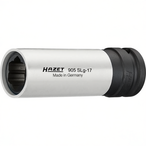 Hazet Hybrid Special Profile <b>Impact</b> <b>Socket</b> Long 1/2'' for Special Applications - Product Image 2