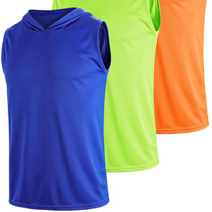 Débardeurs d'hiver en gros pour musculation, personnalisables avec votre logo, pour hommes, de haute qualité, sans manches, sweats de sport unis teints - Product Image 1