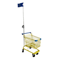 Vente en gros d'usine de caddie 50L pour grands enfants chariot pour supermarché épicerie caddie en métal pour enfant