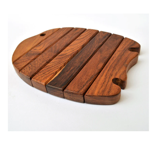 Acacia Wood Trivet Handmade Top Design Hot Pot Holders <b>Heat</b> Resistant Mat Customized Solid Wood Hotpot Holder <b>coaster</b> - Product Image 3