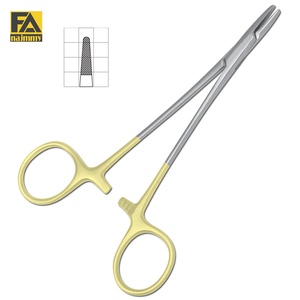 Portaagujas Quirúrgico, Pinza Hemostática Manual de Acero Inoxidable, Instrumento de Clase I con Certificación CE - Product Image 3