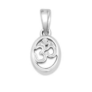 Pendentif Zarkan tendance OM en argent 925 plaqué or rhodié avec zircon, diamant, perle et or rose pour fiançailles chrétiennes - Product Image 2