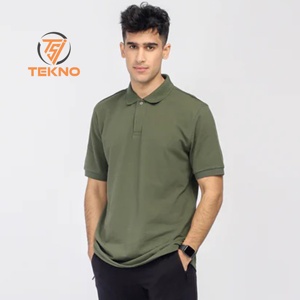 Polos personalizados de algodón orgánico para hombre 100% con logotipo bordado, camiseta suave de verano, ropa informal transpirable de alta calidad - Product Image 5