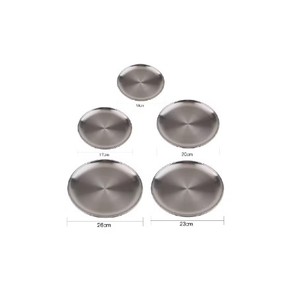 Assiettes en aluminium personnalisées professionnelles décoration de mariage assiettes en aluminium pour la fête mariage servant de la nourriture à vendre - Product Image 3