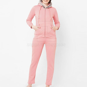 Servicio OEM Chándales de invierno de talla grande con capucha para mujer 100% algodón Peso ligero Personalizable Estilo único - Product Image 4