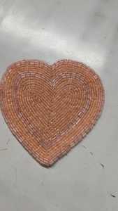 Posavasos étnicos hechos a mano con cuentas, posavasos de azúcar con cuentas de turquesa, colorido Día Mexicano DE LOS Muertos, mesa de Festival CON ABALORIOS - Product Image 3