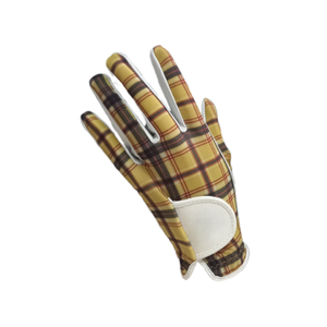 Gants de golf en cuir de cabretta véritable respirant avec logo personnalisé, légers, pour hommes et femmes, dos en lycra sublimé, sport - Product Image 2