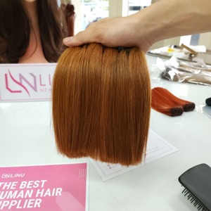 Extensions de cheveux de trame droite en os de haute qualité Style de vague à choix multiples coloré Fabricant prestigieux du Vietnam-Human Bundles - Product Image 2