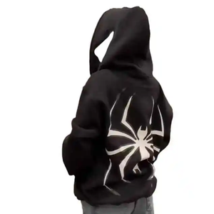 Alta demanda personalizada 100% sudaderas de algodón de gran tamaño recortada Raw Hem Street hombres Sudadera con capucha térmica fabricantes Pakistán - Product Image 2