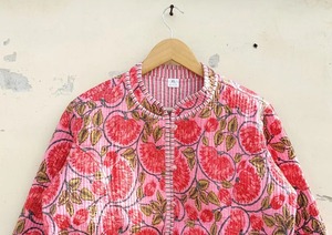 Fabricant et grossiste de vestes matelassées veste en coton réversible manteau réversible manteau d'extérieur manteau cadeau pour elle - Product Image 4