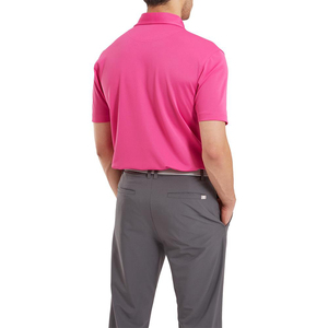 Polo informal personalizable para hombre, camiseta transpirable de secado rápido, Camiseta de algodón de Color sólido, camiseta de Golf lisa de talla grande al por mayor - Product Image 3