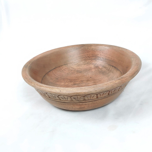 Tazón de Ensalada de Madera de Lujo Hecho a Mano, Ecológico, Apto para Horno, con Diseño Impreso, para Bodas, Decoración, Servir Frutas, Aperitivos, Cocina - Product Image 1