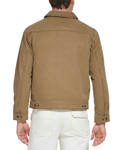 2025 personnalisé hommes décontracté sport grande taille Bomber veste Camouflage motif support fermeture éclair teint lavé finition imperméable coupe-vent - Product Image 3