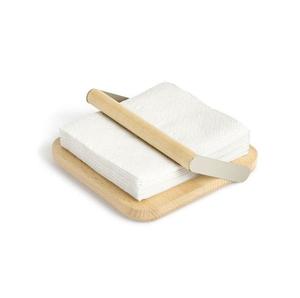 Boîte à mouchoirs en bois minimaliste pour cuisine à domicile et table de bureau avec finition naturelle et construction lisse et longue durée - Product Image 3