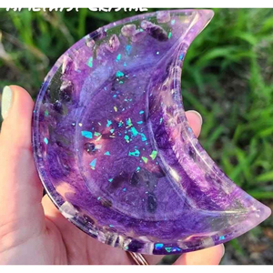 Plato Redondo de Resina para Servir, Plato Duradero, Perfecto para Regalar o Decorar Interiores - Product Image 1