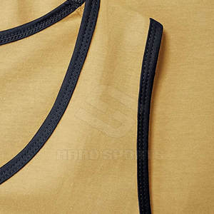 Camiseta sin mangas transpirable de secado rápido sin mangas con cuello redondo de Color liso para hombre - Product Image 5