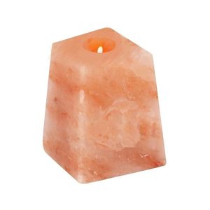 Handmade 100% Natural Himalayan Pink Salt <b>Crystal</b> for Home Spa Meditation-Pyramid Votive Holder Candle Stand Natural <b>Crafts</b> - Product Image 6