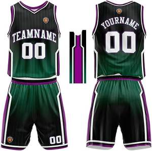 Uniforme de basket-ball léger de style unique de couleur unie uniforme de basket-ball de qualité supérieure pour adulte - Product Image 2