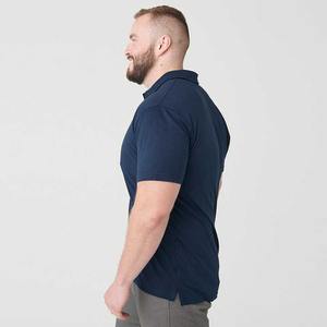 Servicio de OEM logotipo personalizado profesional con transpirable suave impresión liso manga corta Casual hombres Polo camisetas para la venta - Product Image 6