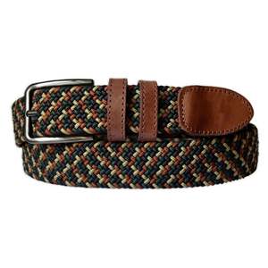 Ceintures de pantalon habillées en cuir pour hommes décontractées personnalisables avec boucle ardillon écologique longueur réglable Service OEM/ODM - Product Image 2