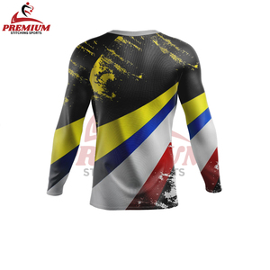 Wholesale Custom Soft Crewneck Long Sleeve <b>Compression</b> <b>Shirt</b> <b>Men</b> Quick Dry Fitness <b>Compression</b> Gym <b>Shirt</b> - Product Image 2