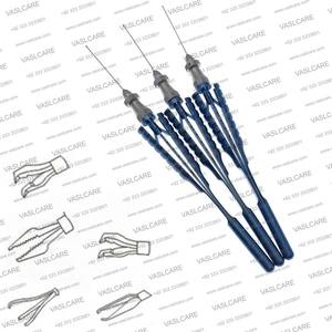 Pinzas de Capsulorrexis Oftálmicas Manuales de Acero Inoxidable Alemán 23G/25G |   Instrumento Quirúrgico Oftalmológico de Vaslcare - Product Image 5