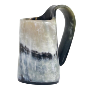 100% tasse en corne de buffle polie naturelle meilleures tasses à boire Viking en verre pour bière fabriquées à la main avec un design de finition élégant - Product Image 2