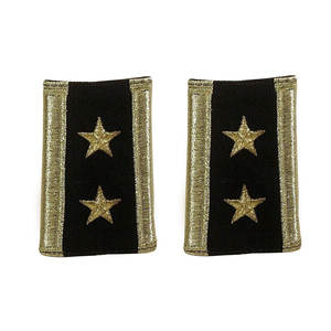 Épaulettes majeures américaines vente en gros de lignes d'or bleu et d'argent personnalisées par QUICK WAY INDUSTRIES 2025 - Product Image 5