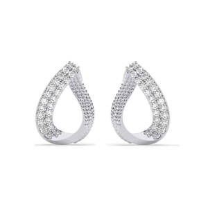 Compre Pendientes de Plata de Ley 925 de Primera Calidad para Mujeres y Niñas, Chapados en Oro, con Formas de Gota y Flor, con Perlas, Diamantes y Ópalos como Piedras Principales - Product Image 1