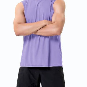 Acid Washed Hooded <b>Stringer</b> <b>Vest</b> for Gym Sports High Quality Custom Made tank Top for Men with Custom Printing on Wholesale - Product Image 6