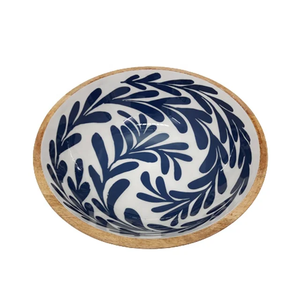 Cuenco de madera de diseño personalizado, producto de alta calidad al mejor precio de la India, cuenco de vajilla de madera pulida Natural/ensaladera - Product Image 1