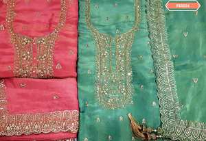 Designer moderne non cousu brodé à la main Premium Outfit Costumes pour la fête Indian Fashion-Forward Style traditionnel Belle - Product Image 4