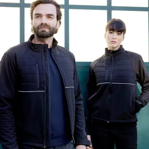 Giacca Ibrida Softshell Personalizzabile Moonstone per Escursionismo con Sacca Impermeabile - Product Image 2