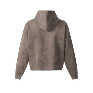 Nouveaux sweats à capuche à fermeture éclair pour hommes élégants lavage à l'acide 100% coton fuit poids lourd 450gsm sweats à capuche pour hommes taille confortable et personnalisation - Product Image 3