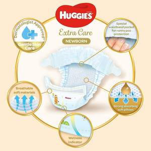 Pañales Huggies al por mayor con calidad premium y protección superior contra la humedad. Económicos al comprar en grandes cantidades. - Product Image 6
