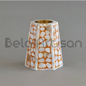 Bela Artisan's Octagon Design MOP Incense <b>Burner</b> with Bone Inlay Essential <b>Oil</b> Censer & Thurible Ramadan & Summer Gift" - Product Image 2