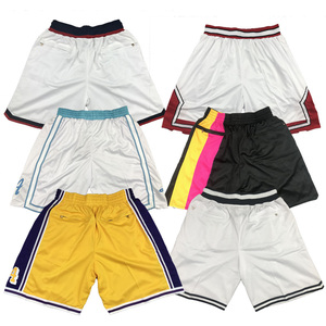 Short de sport pour toutes les équipes en stock Short de basket-ball respirant Short de football américain cousu Expédition DDP - Product Image 1